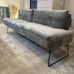 Sitzgruppe Stoff Jab 2 211094 Grau Füße Schwarz