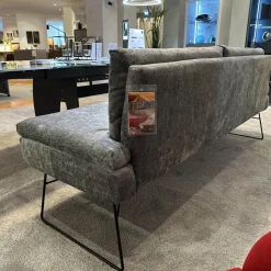 Sitzgruppe Stoff Jab 2 211094 Grau Füße Schwarz