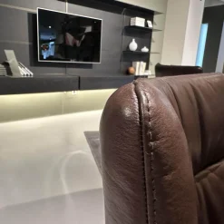 Sitzgruppe Stuhl Marel Und Bank Carim Leder Vitoria Ebony 2122 Dunkelbraun Braun Gestell Aluminium Schwarz