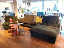 Sitzgruppe Ulf Stoff Diamond Moss 1125 Grün Kunststoffgleiter Schwarz