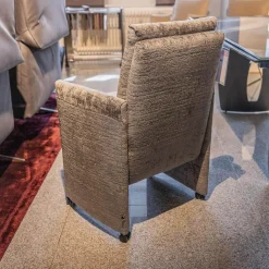 Sitzgruppe WK 790 Bezug Stoff B3094 Basalt Grau Gestell Metall Schwarz