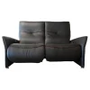 Sofa 4929 Leder 31 Longsoft Rabe Schwarz Fuß Aluminium Mit Relaxfunktion