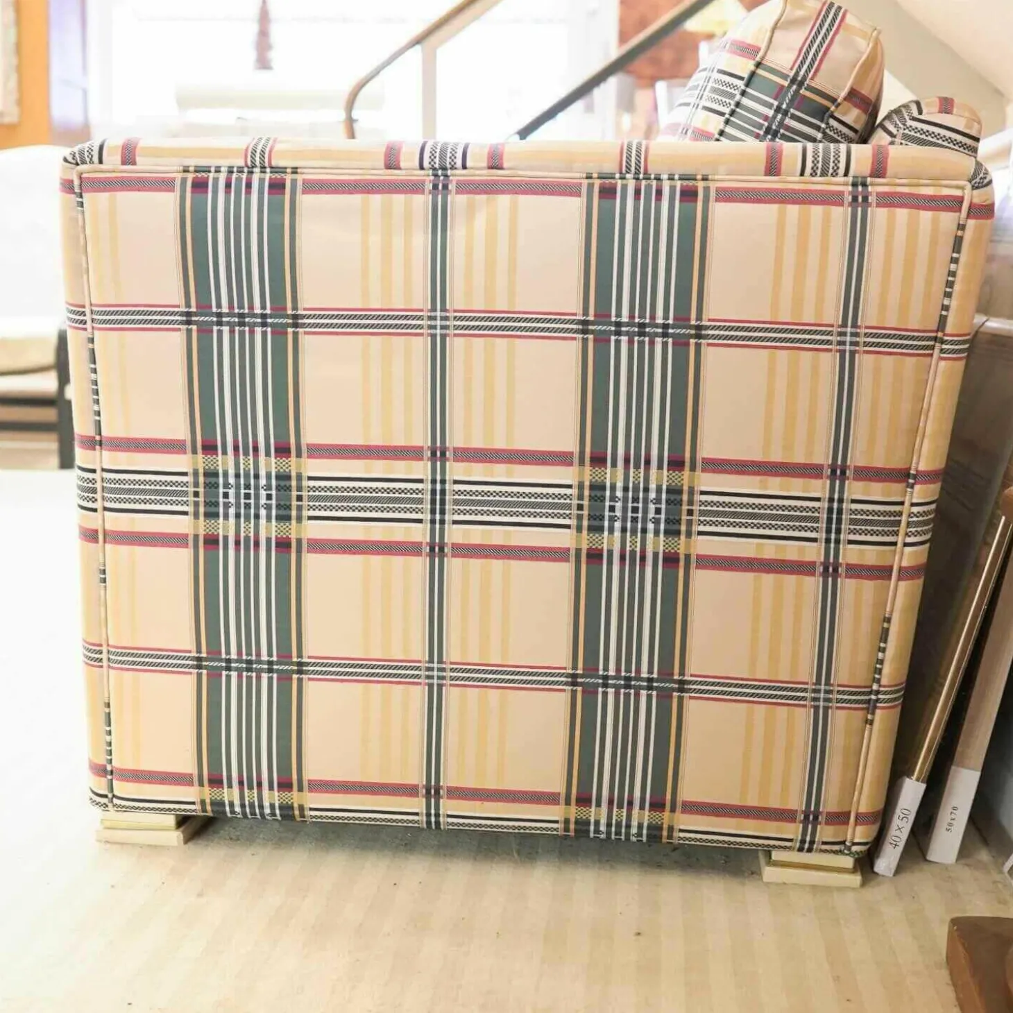 Sofa 627 Stoff Kariert