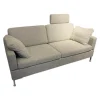 Sofa Alba All In One 67608 Stoff 2480 23 Grau Winkelfuß Verchromt Pulverbeschichtet Mit Kissen