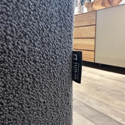 Sofa Alba Stoff 5275 96 Grau Winkelfuß Schwarz Mit Klappbaren Armlehnen