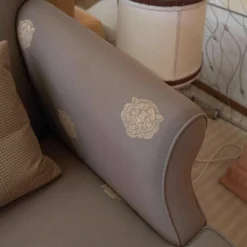 Sofa Allure Stoff Grau Braun