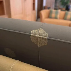 Sofa Allure Stoff Grau Braun