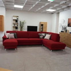 Sofa Amanda Stoff Roxbury Rot