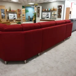 Sofa Amanda Stoff Roxbury Rot