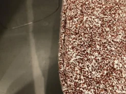 Sofa Andes Stoff Ravenna Fire Rosa Metallfüße Schwarz Grau Pulverbeschichtet Inklusive Hocker Und Kissen