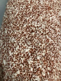 Sofa Andes Stoff Ravenna Fire Rosa Metallfüße Schwarz Grau Pulverbeschichtet Inklusive Hocker Und Kissen