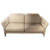 Sofa Avantgarde 965 Bezug Leder 43 210 Pearl Beige Kufe Hochglanz Mit Motorischer Sitz Und Rückenverstellung