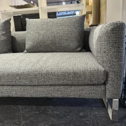 Sofa Avola Stoff Prime Anthrazit Grau Gestell In Chromkufe