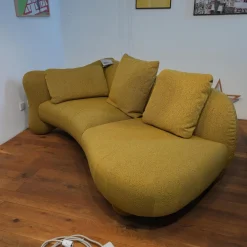 Sofa Bongo Bay Lounge Stoff 5275 0071 Grün Gelb