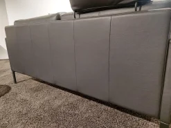 Sofa Cara Leder 38 110 Verkehrsschwarz Schwarz Metallspange Stahl Pulverbeschichtet Schwarz Inklusive Niedriger Kopfstütze