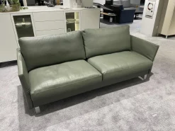 Sofa Classics CL990 R Leder 170 163 Olive Grün Kufe Metall