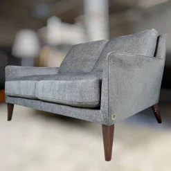 Sofa Coco 2 67,5 Stoff Uma BW1738 191 Füße Holz Dunkelbraun