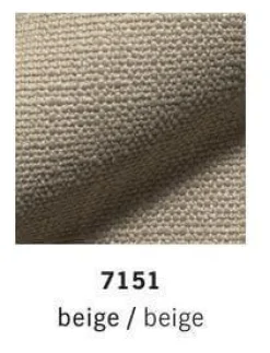 Sofa Conseta Bodennah Stoff 7151 Beige