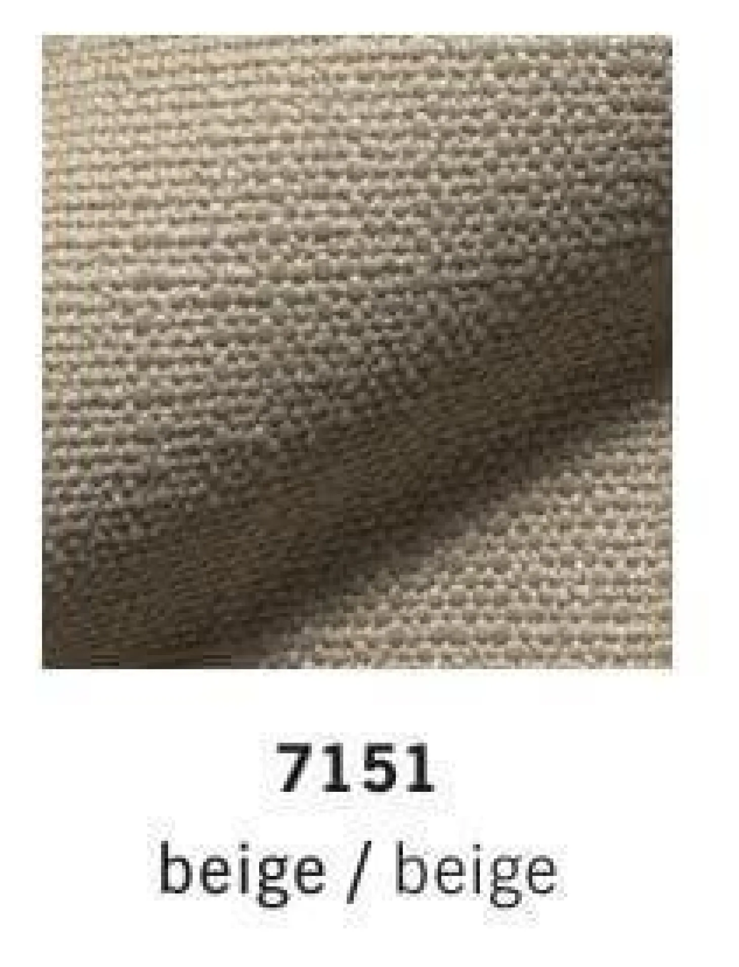 Sofa Conseta Bodennah Stoff 7151 Beige