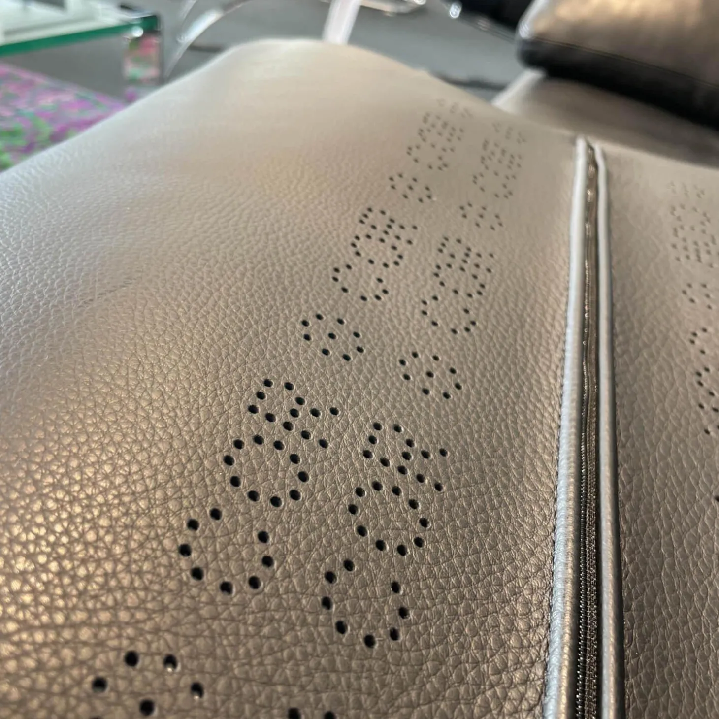 Sofa Conseta Leder 286 Schwarz