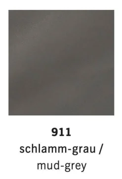 Sofa Conseta Leder Puro 911 Schlamm Grau Braun Metallkufen Schwarzchrom Inklusive 2 Armlehnkissen