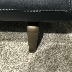 Sofa Devon 3-Sitzer Leder 14410 Raffino 130 Dragonfly Schwarz