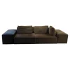 Sofa Domino Inklusive Rollelement Hauptstoff Maple 192 Grau Fuß Kunststoff