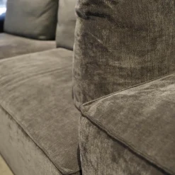 Sofa Domino Inklusive Rollelement Hauptstoff Maple 192 Grau Fuß Kunststoff