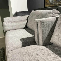 Sofa Doppelsitzer Seat Indigo Stoff 23092 Mit 2 Zierkissen