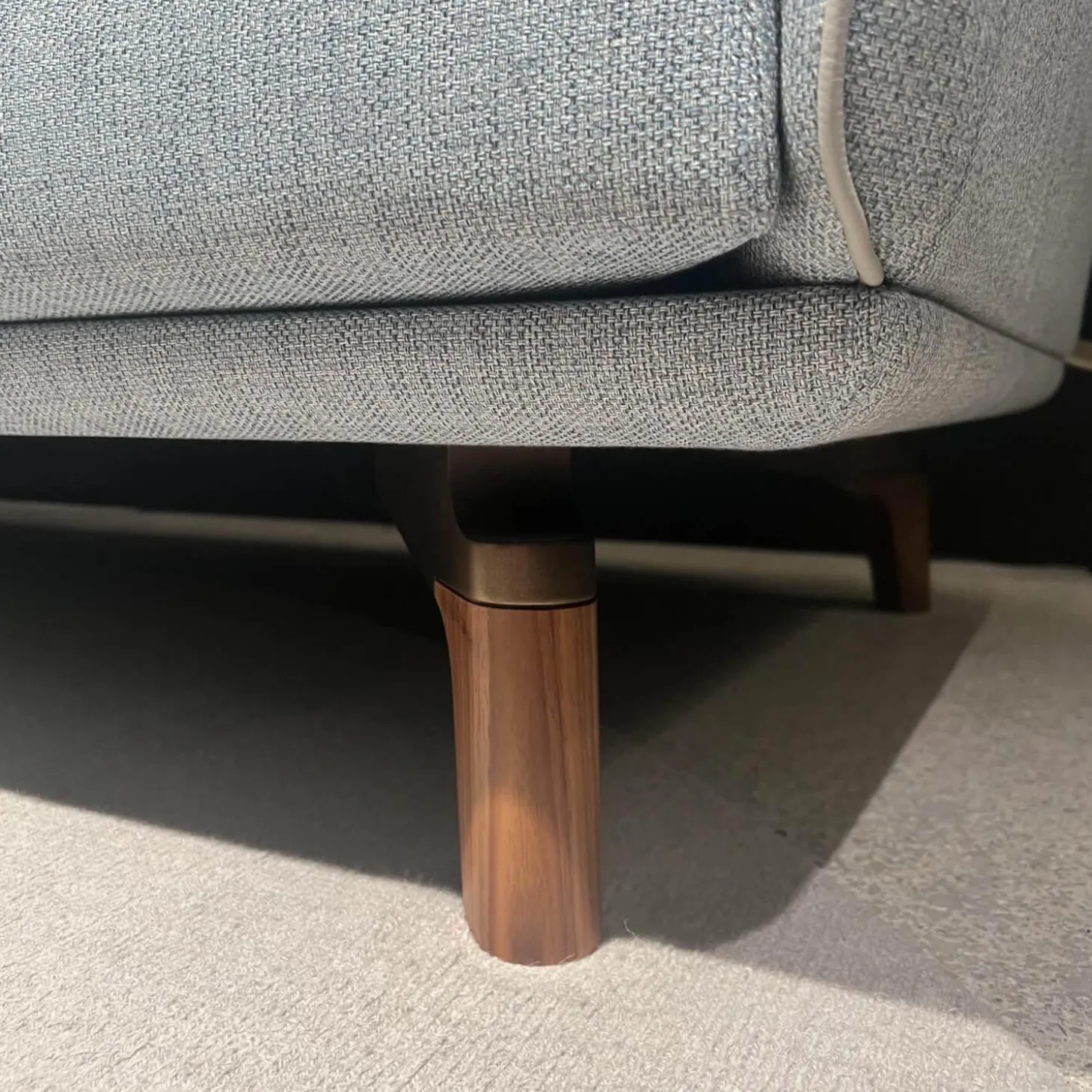 Sofa Drive Stoff D Cielo 6356 Blau mit 2 Kissen