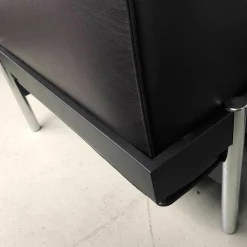 Sofa DS 0022/323 Leder Touch Espresso Gestell Metall