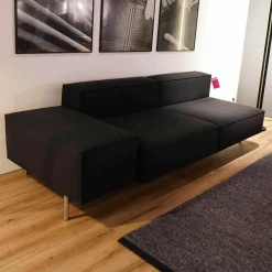 Sofa DS 22/323-A Stoff Craft 906 Füße Chrom Hochglanz