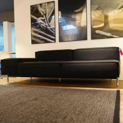 Sofa DS 22/323-A Stoff Craft 906 Füße Chrom Hochglanz