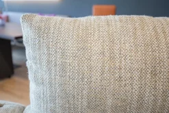 Sofa Eden Stoff Dodo C0206 Beige mit Hocker