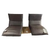 Sofa Edit 2 Leder D Dolce Cola Grau Braun Plateau 2 Balkeneiche Furniert Geölt Mit LED Beleuchtung Und Soundsystem