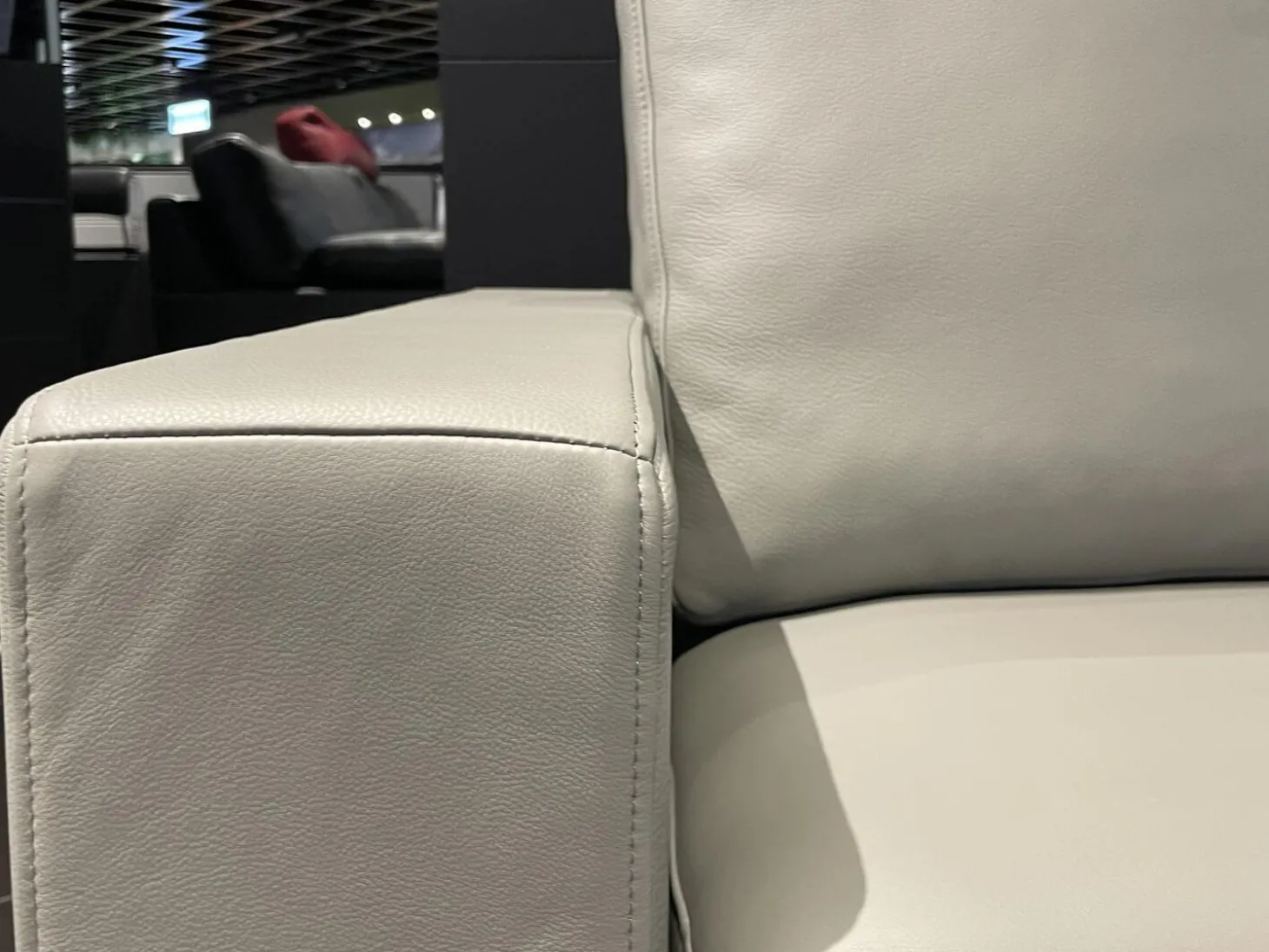 Sofa Ego Leder 38 101 Hell Steingrau Grau