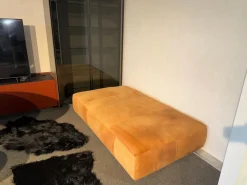Sofa Iwan Leder Crazy Nubuk Tobacco 2510 26 Braun Füße Kunststoff Gleiter Inklusive Cushion Iwan Ohne Mehrfarbiges Kissen