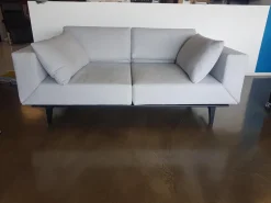 Sofa Jill Stoff E Cape 60 Lightgrey Grau mit Verstellfunktion