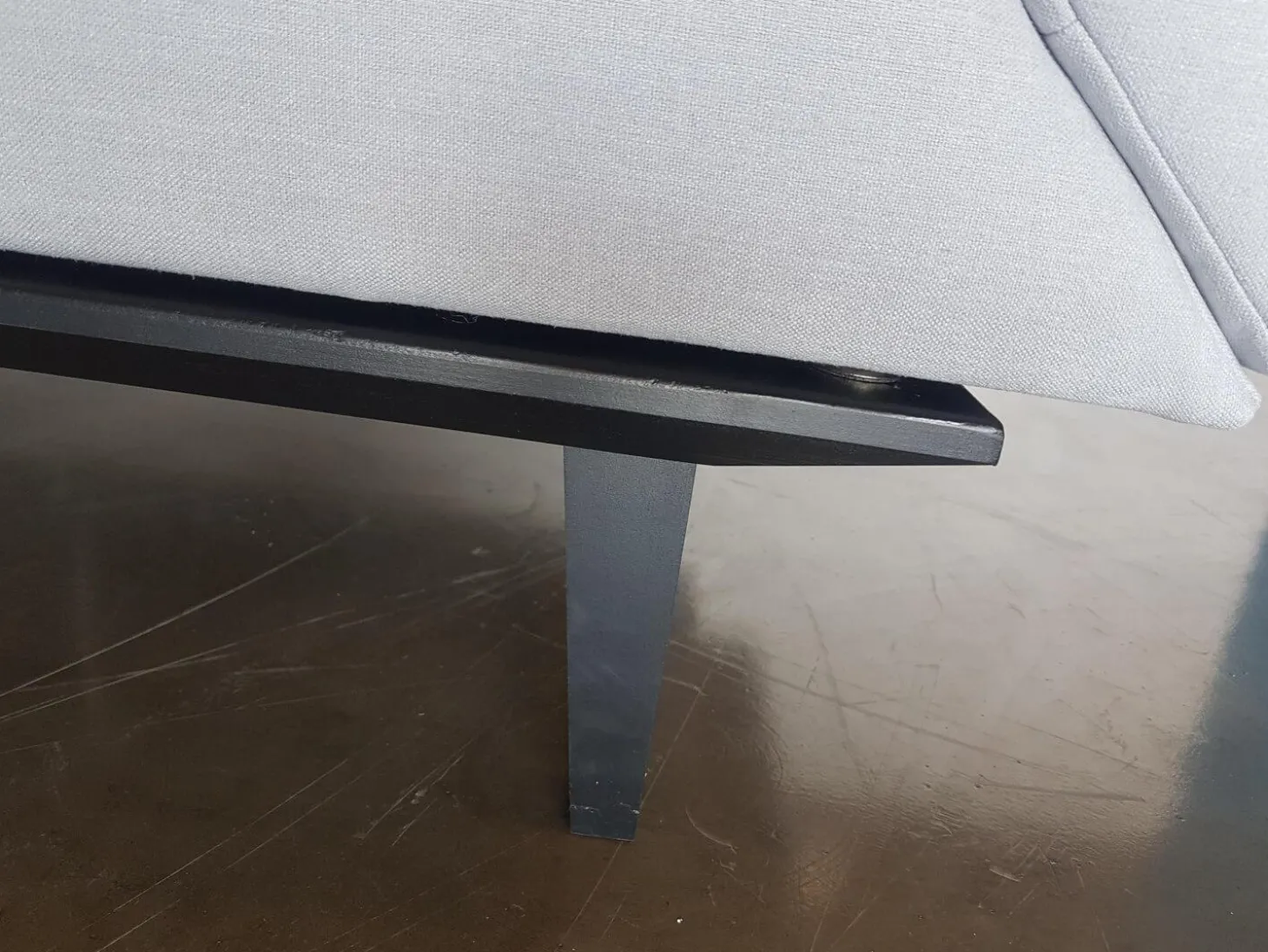 Sofa Jill Stoff E Cape 60 Lightgrey Grau mit Verstellfunktion