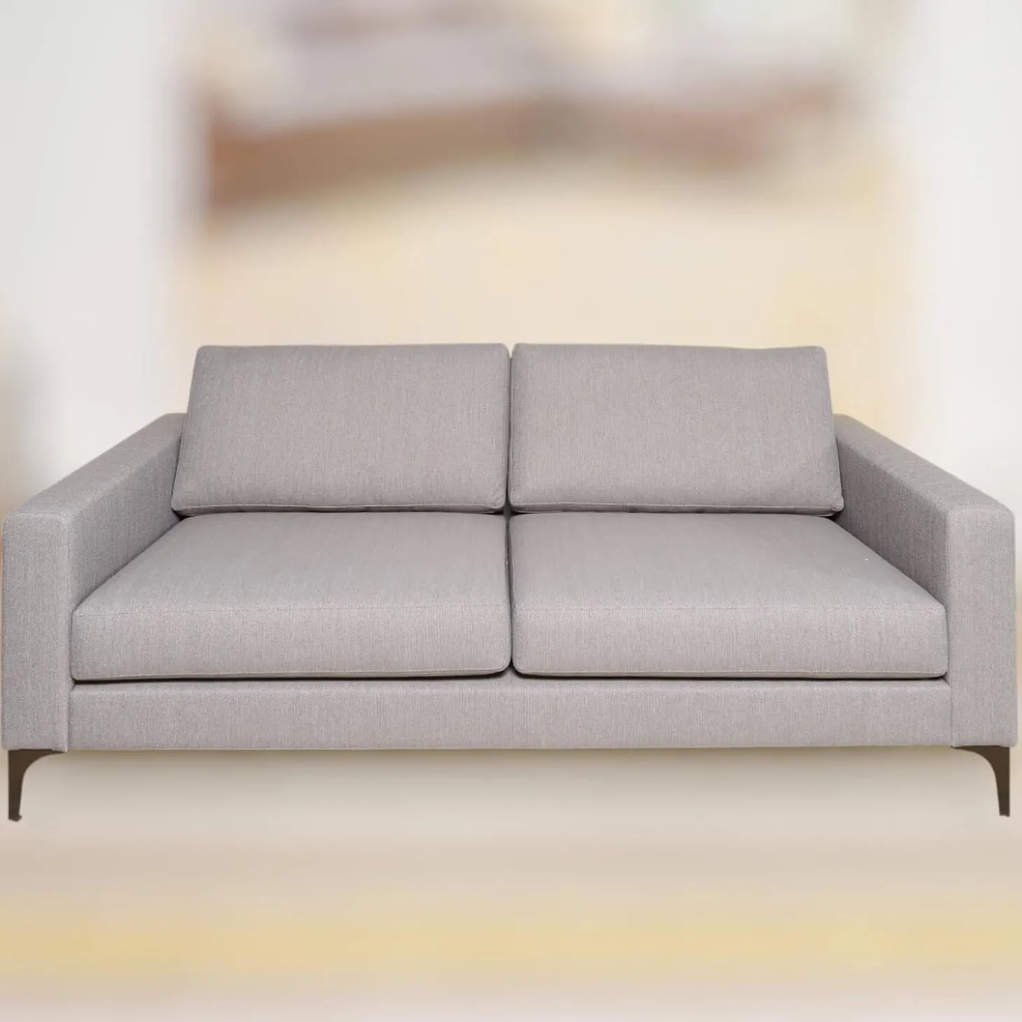 Sofa Jon Edwards 9.2 Bodenfrei Stoff Lago BW1747-181 Grau
