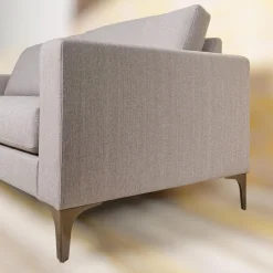 Sofa Jon Edwards 9.2 Bodenfrei Stoff Lago BW1747-181 Grau