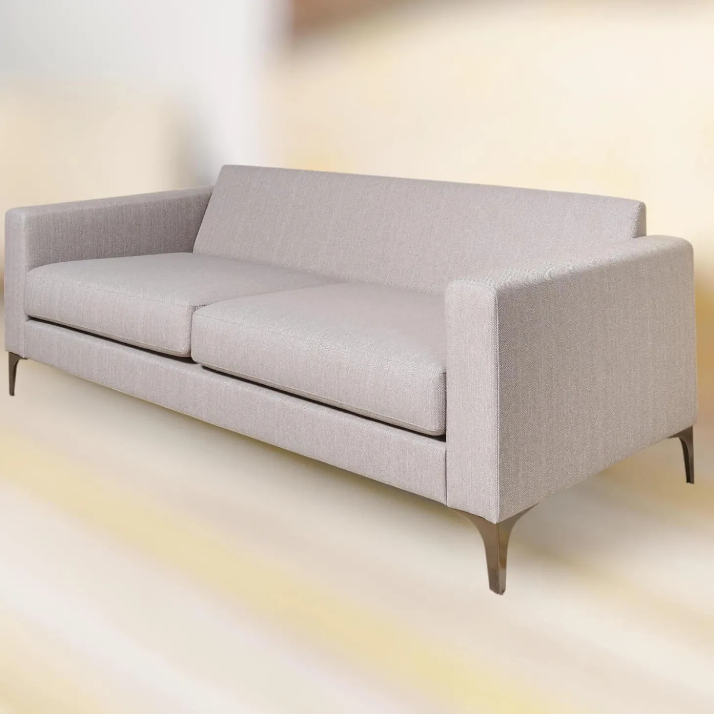 Sofa Jon Edwards 9.2 Bodenfrei Stoff Lago BW1747-181 Grau