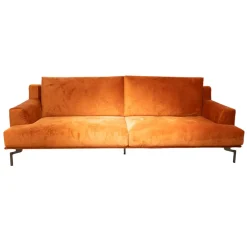 Sofa Liam 9LI204 Stoff Koala 129 C Orange Fuß B Lack Bronze 0PM18