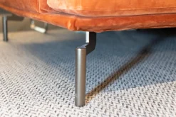 Sofa Liam 9LI204 Stoff Koala 129 C Orange Fuß B Lack Bronze 0PM18