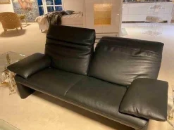 Sofa Linea Mobil JR 8780 Leder Fuerte Schwarz