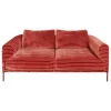 Sofa Loop 2/75 Stoff Glory IP1791-262 Rot Füße Rot