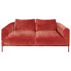 Sofa Loop 2/75 Stoff Glory IP1791-262 Rot Füße Rot
