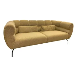 Sofa Magnolia Stoff 5275 0041 Grau Gestell Metall Schwarz Pulverbeschichtet