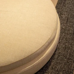 Sofa Maxalto Amoenus Stoft Stoff Lou Bastfarben 2613102 Beige Sockel Graphit mit Teppich