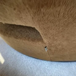 Sofa Maxalto Amoneus Stoff Velour Milo Tabak Braun Gestell Graphit mit 5 Kissen